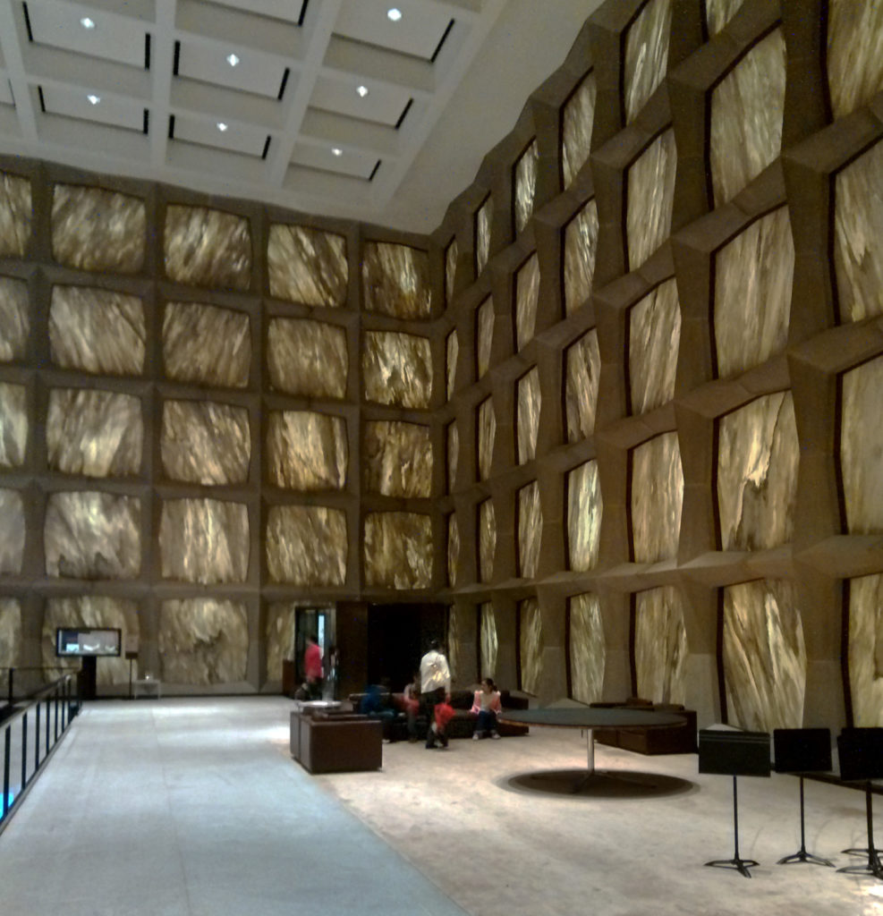 Marble panels from the inside